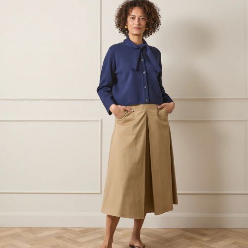 Tamara Skirt - Dark Beige