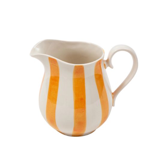 Hand Painted Stripe Pitcher Jugs