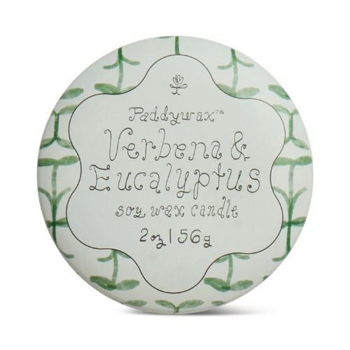 Mini Tulip Printed Tin Candle Verbena & Lemongrass