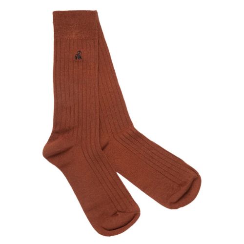 Bamboo Socks - Chestnut Brown