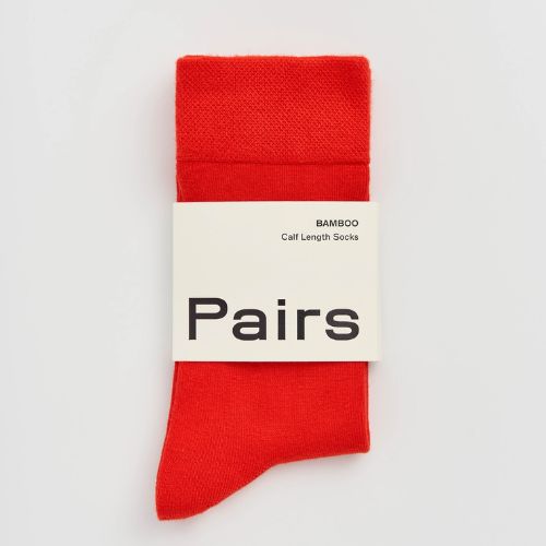 Ladybird Red Bamboo Socks