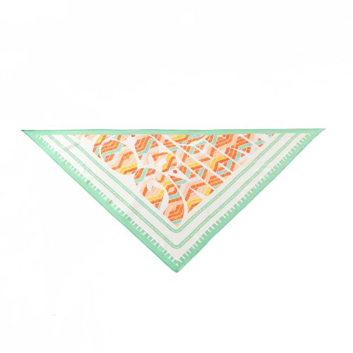 Orange/Green Triangle Scarf