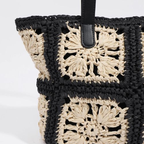 Aniston Black - Crochet Tote Bag