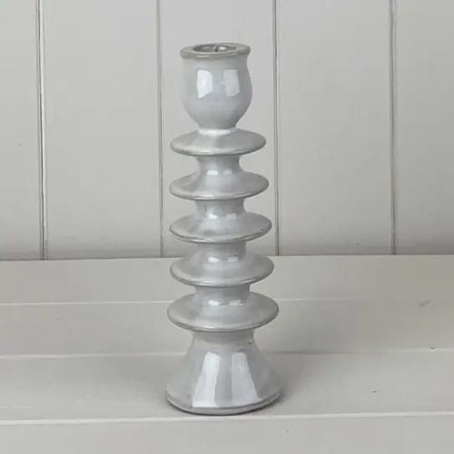Glazed Ceramic Candle Holder