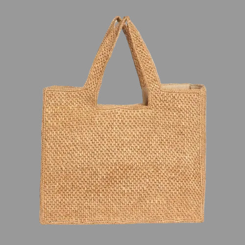 Raffia Basket Square Shape - Natural