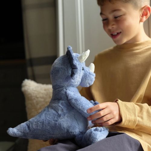 Troy Triceratops - Denim Blue