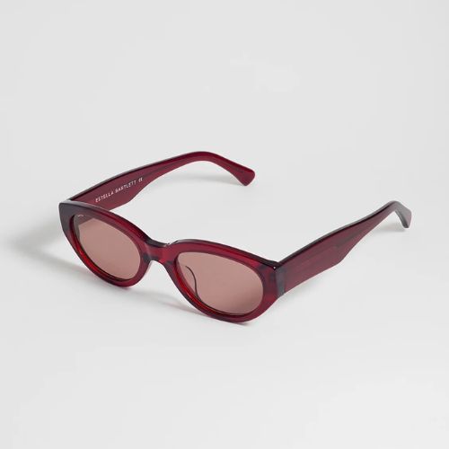 London Dark Burgundy Oval Women’s Sunglasses