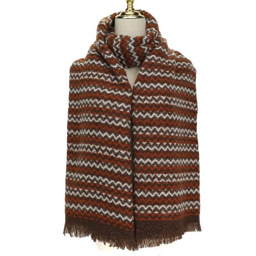 Stripe Scarf - Toffee