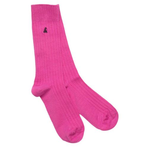 Bamboo Socks - Rich Pink