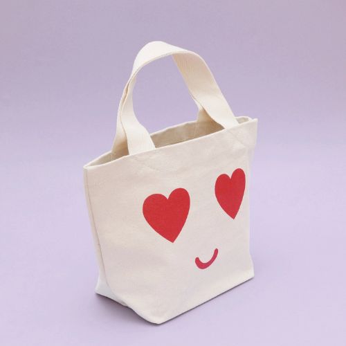 Little Canvas Bag - Heart Eyes