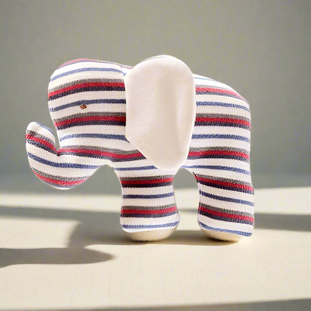 Elephant Baby Toy - Stripe