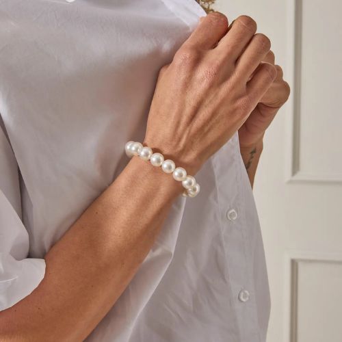 Beaded Bracelet - Pearl