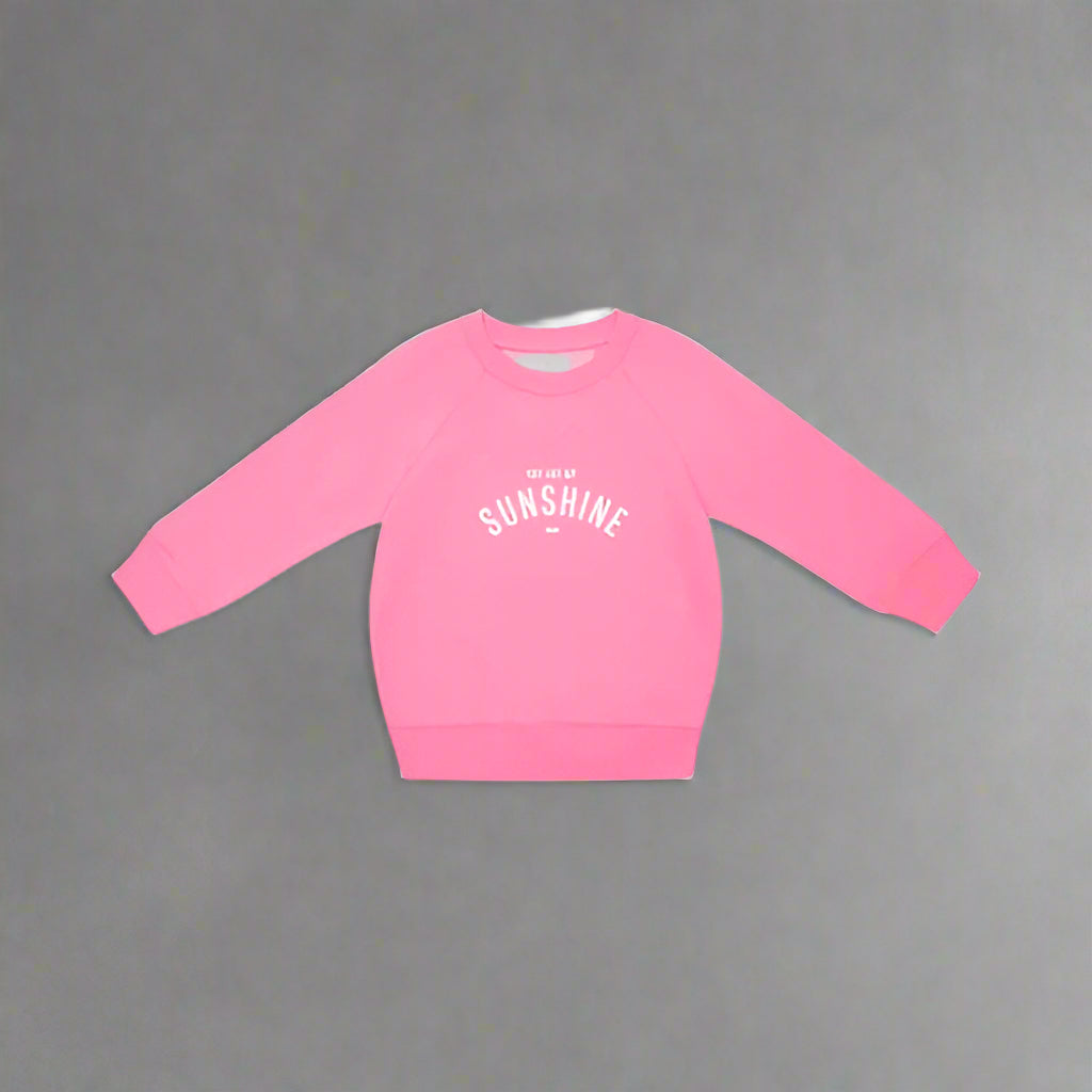 'YOU ARE MY SUNSHINE' Sweatshirt - Hot Pink