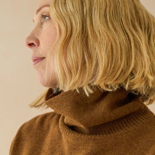 Martha Roll Neck Jumper - Bracken