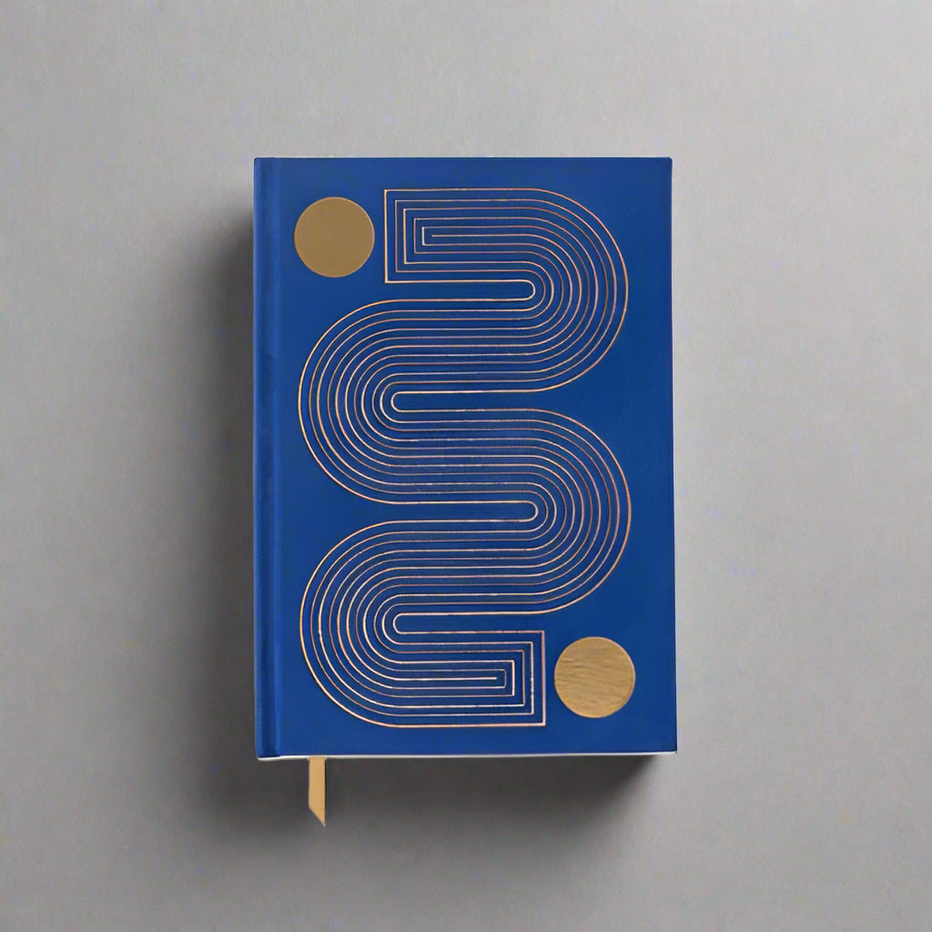Suedette Hardcover Radiant Journal - Cobalt