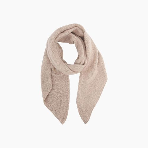 Asymmetric Heavyweight Scarf - Beige