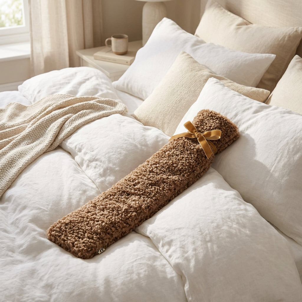 Charlie Hot Water Bottle - Biscuit