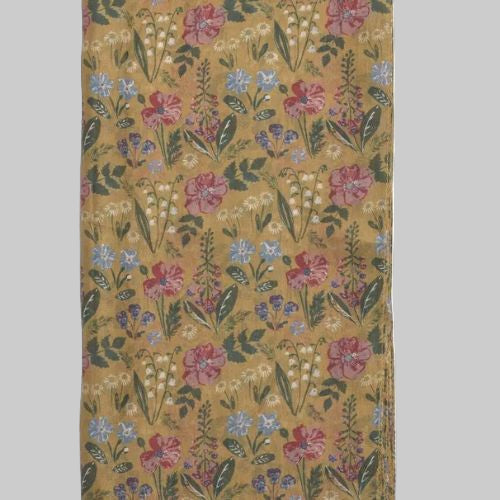 Silk Scarf - Regina Mustard