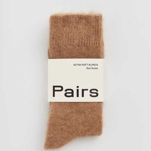 Biscuit Beige Ultra Soft Alpaca Bed Socks