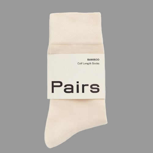 Clotted Cream Bamboo Socks