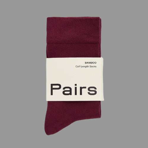 Dark Plum Bamboo Socks