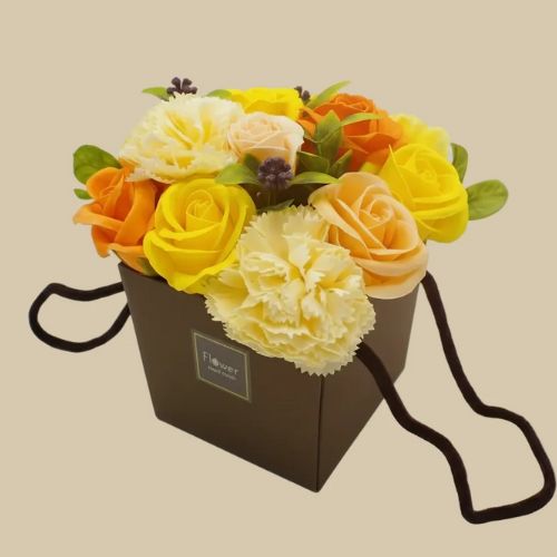 Spring Flowers Soap Flower Bouquet