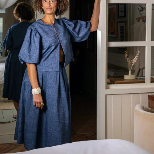 Gloria Skirt - Dark Denim