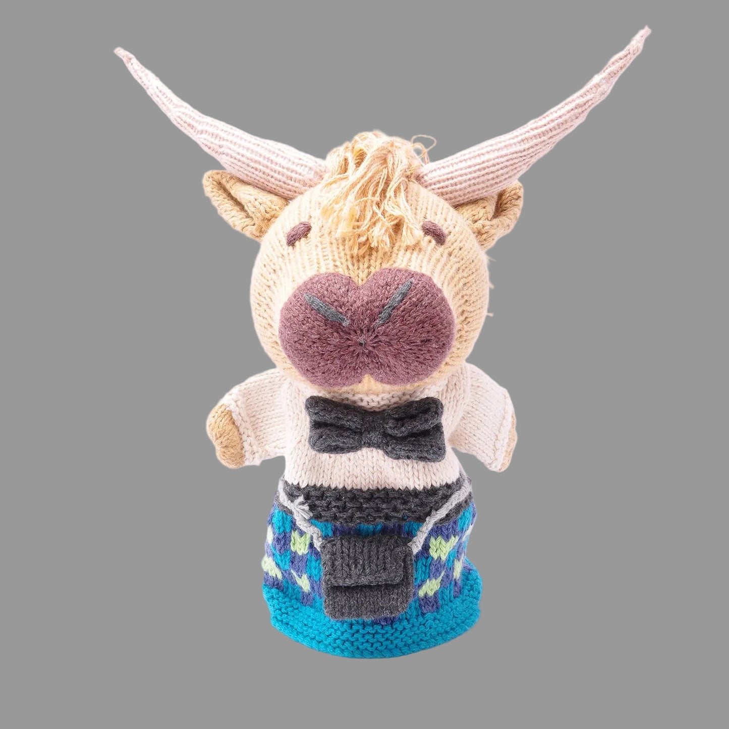 Highland Cow Hand Puppet