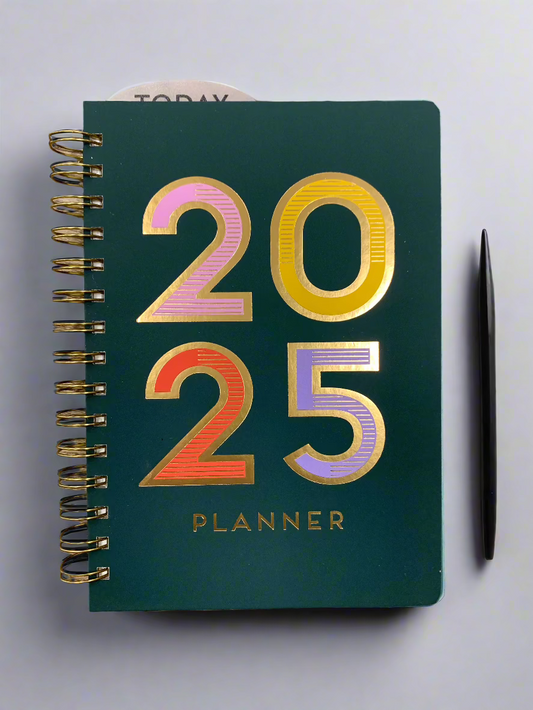 12 Month Planner - Typographic 2025