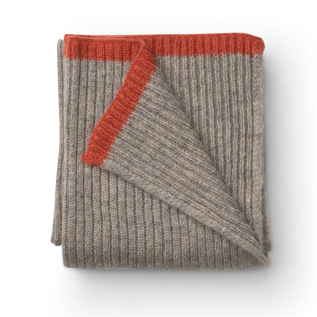 Malmo Weave Scarf - Terracotta