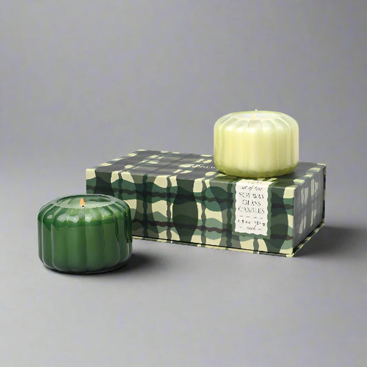 Ripple Green Candle Gift Set