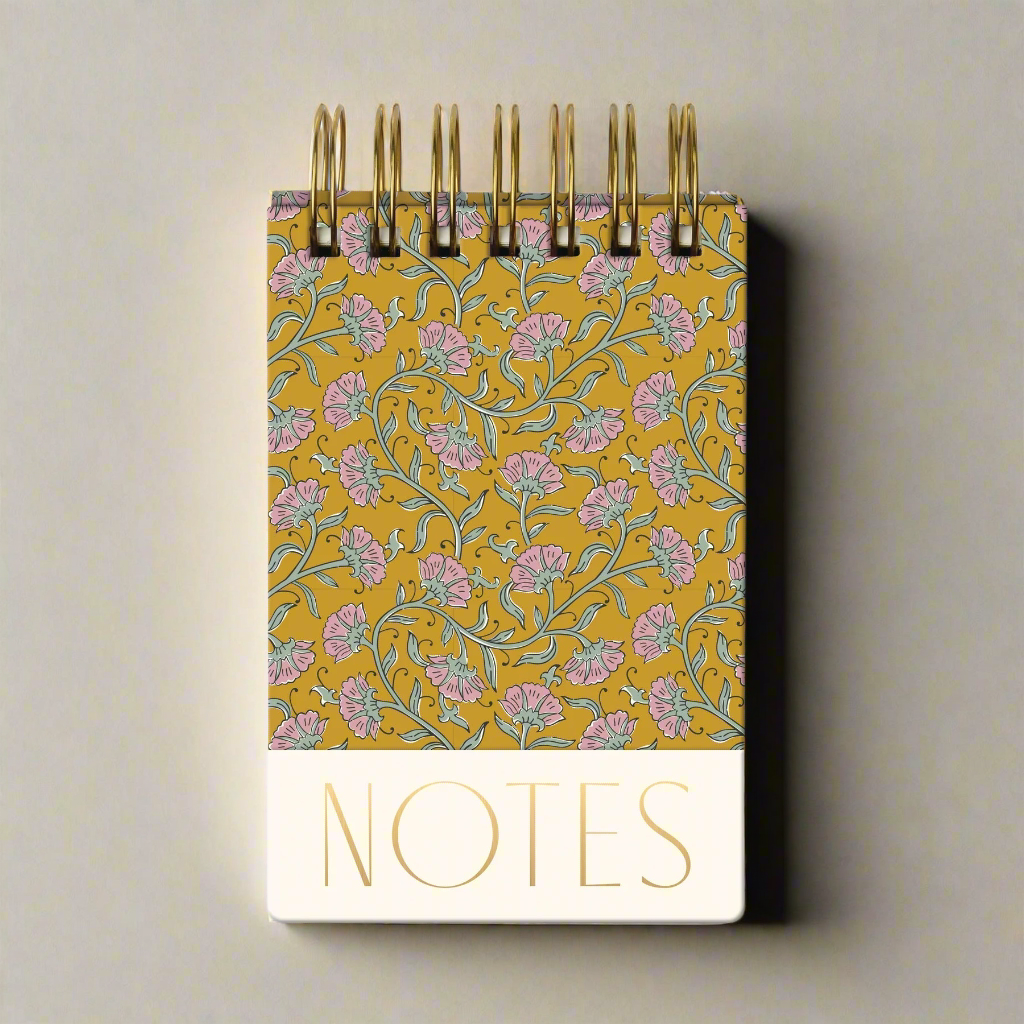 Chunky Notebook - Green Vintage Floral