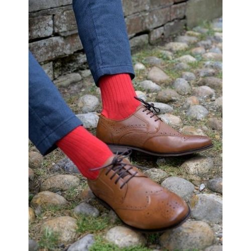 Bamboo Socks - Classic Red