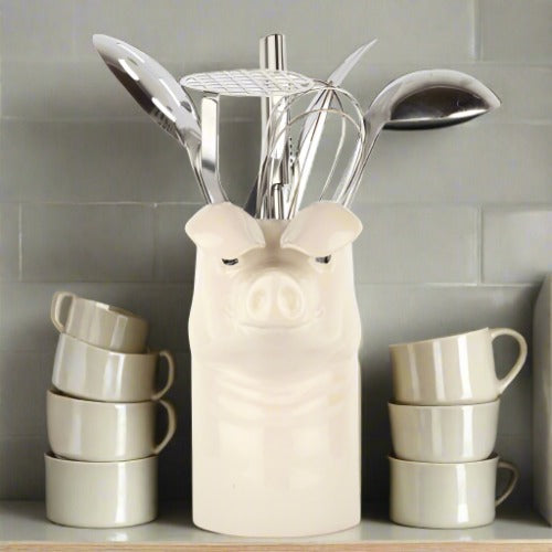 Quail – British Lop Pig Utensil Pot