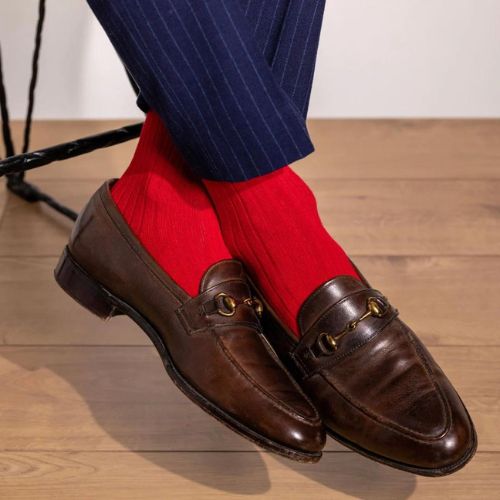 Bamboo Socks - Classic Red