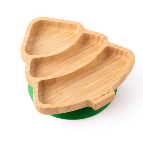 Eco Rascals Bamboo Christmas Tree Plate