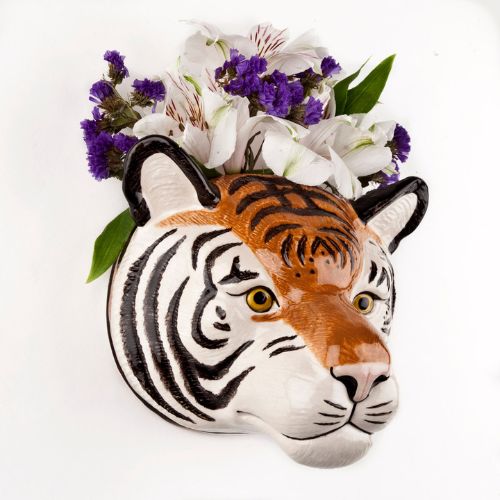 Quail - Tiger Wall Vase