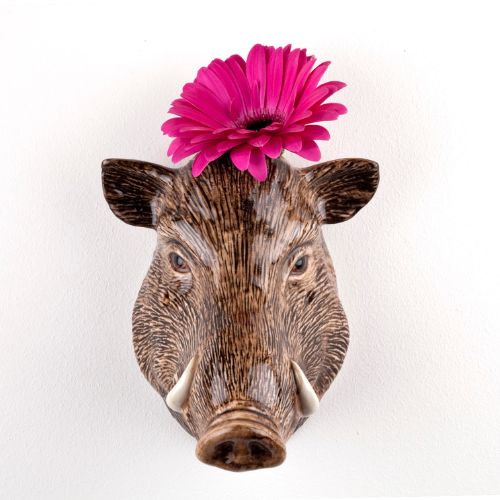 Quail – Wild Boar Wall Vase