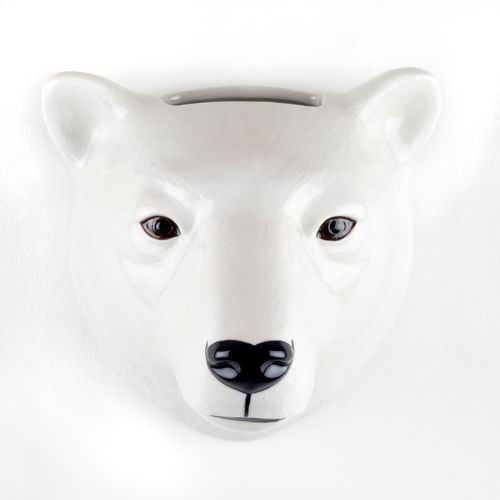 Quail - Polar Bear Wall Vase