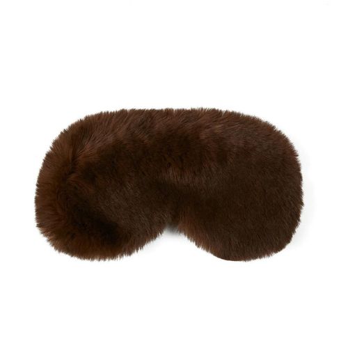 Chalk UK Luxury Fur Eye Mask – Chocolate