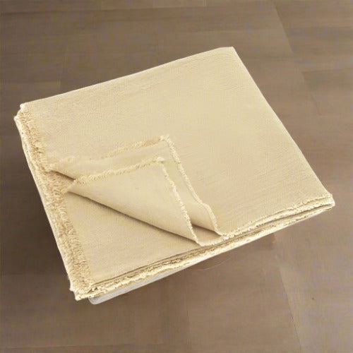 Linen & Cotton Throw - Natural