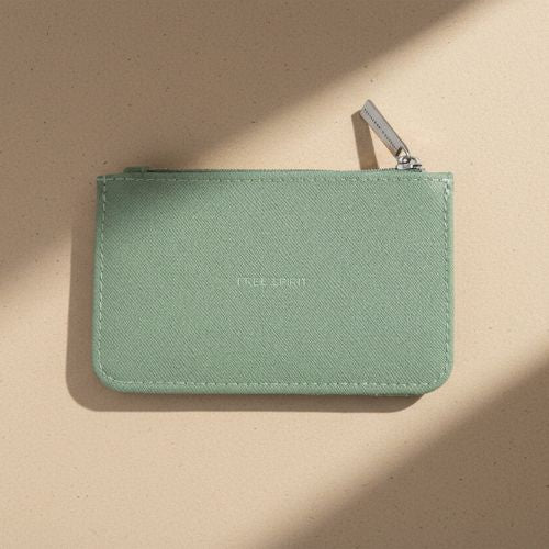 Mint Green Card Purse - Free Spirit