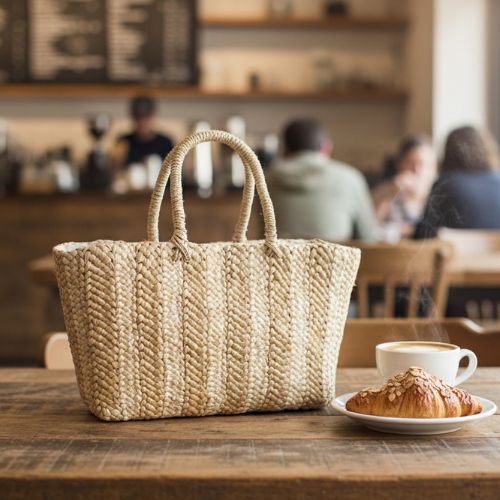 Dolores - Woven Straw Beach Bag