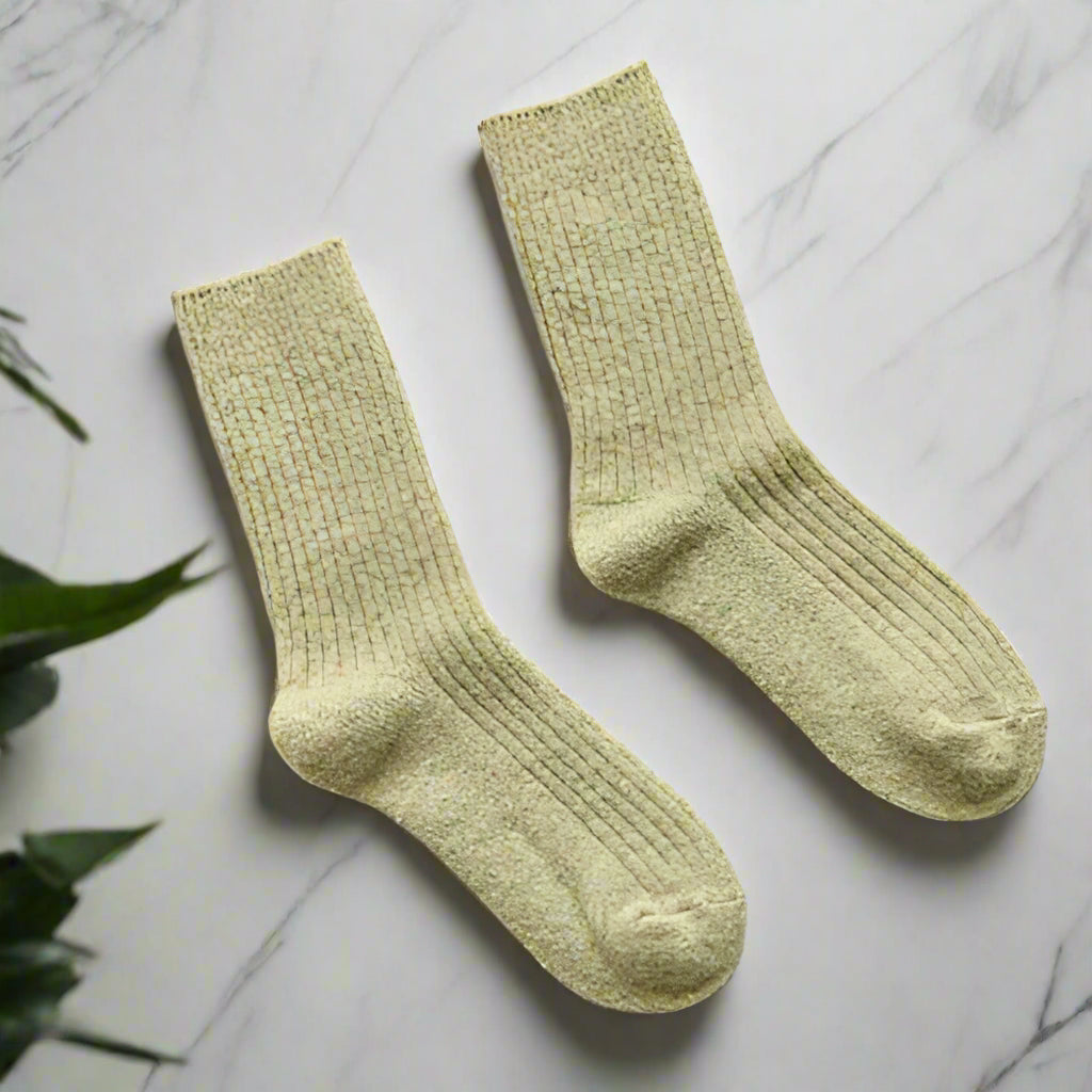 Cashmere Socks - Light Green