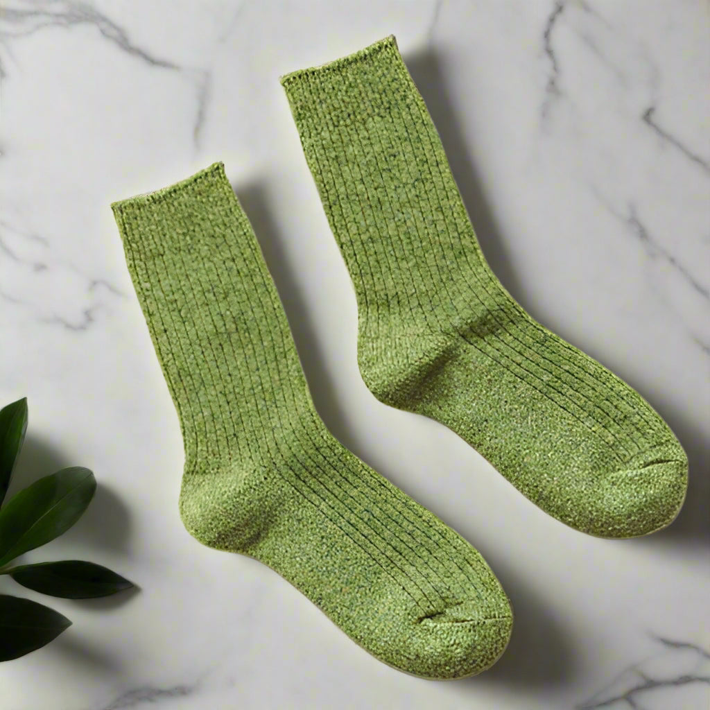 Cashmere Socks - Green