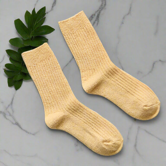 Cashmere Socks - Yellow