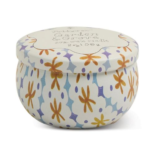 Mini Tulip Printed Tin Candle - Garden & Grove