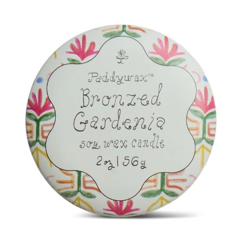 Mini Tulip Printed Tin Candle - Gardenia
