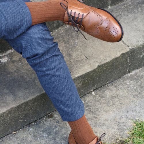 Bamboo Socks - Chestnut Brown