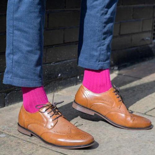 Bamboo Socks - Cerise